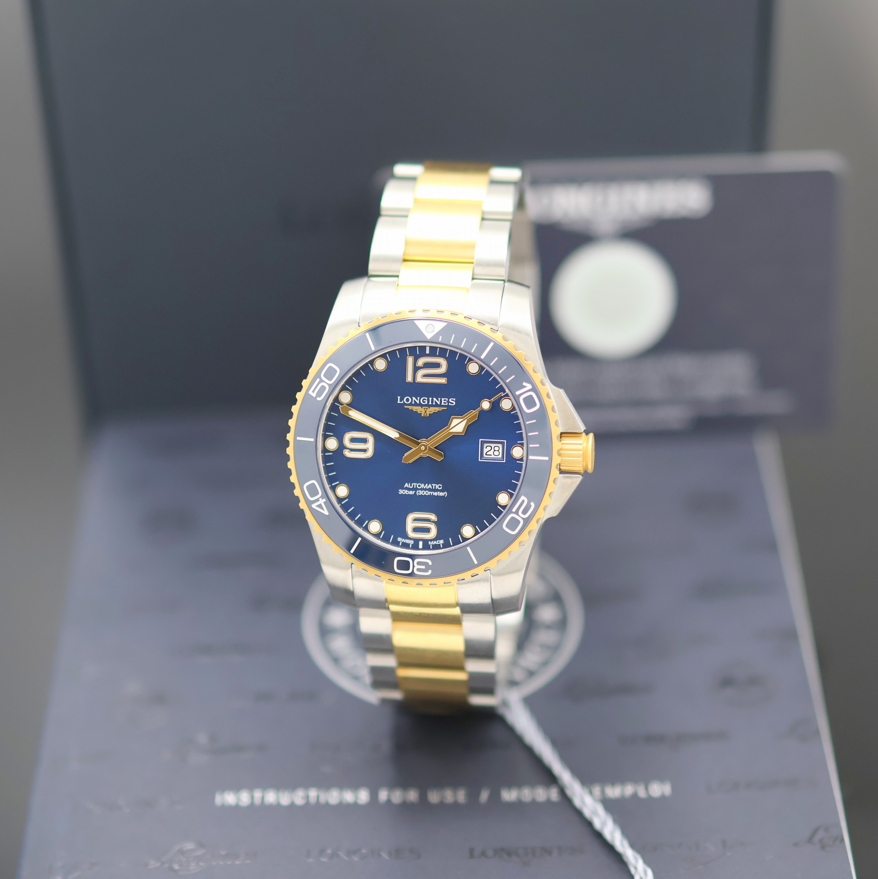 Image 27144048 - LONGINES Hydro Conquest Herrenarmbanduhr Referenz L3.781.3967, Automatik, ...