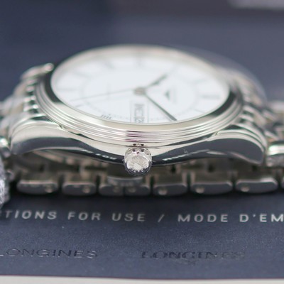 27144000d - LONGINES Flagship ungetragene Herrenarmbanduhr Referenz L4.899.4216, Automatik, beids. ...