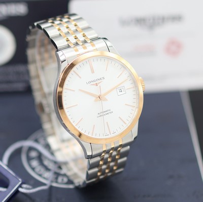 27144016b - LONGINES Record ungetragene Herrenarmbanduhr Referenz L2.821.5727, Automatik, ...
