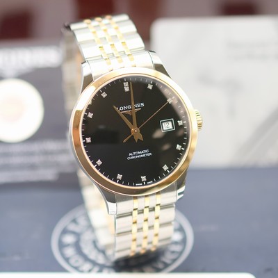 27144019b - LONGINES Record ungetragene Herrenarmbanduhr Referenz L2.820.5577, Automatik, ...