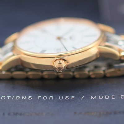27144034d - LONGINES Présence ungetragene Armbanduhr Referenz L4.921.1117, Automatik, beids. ...