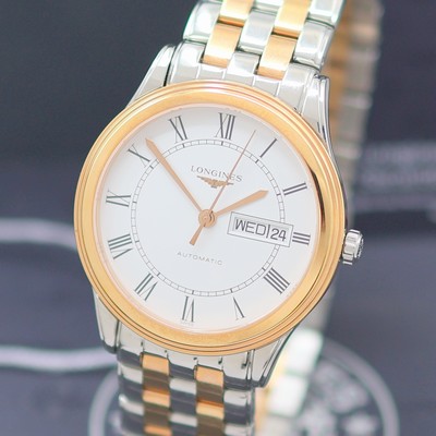 27144039a - LONGINES Flagship ungetragene Armbanduhr Referenz L4.899.3917, Automatik, beids. vergl., ...