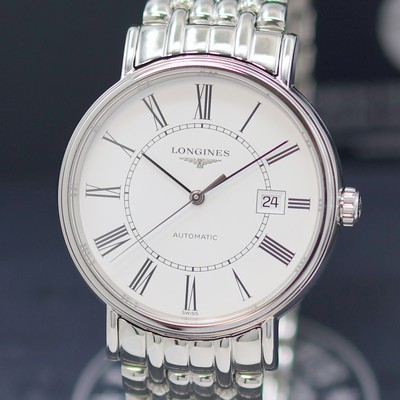 27144043a - LONGINES Présence ungetragene Armbanduhr Referenz L4.922.4116, Automatik, beids. vergl. ...