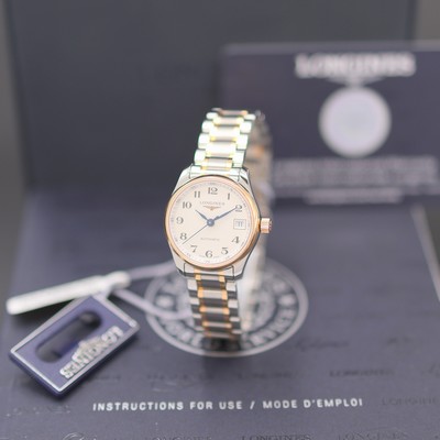 Image LONGINES Master Collection ungetragene Damenarmbanduhr Referenz L2.128.5797, Automatik, ...