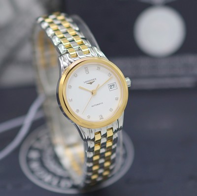 27144117b - LONGINES Flagship ungetragene Damenarmbanduhr Referenz L4.274.3.27.7, Automatik, ...