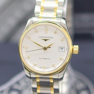 27144134a - LONGINES Master Collection ungetragene Damenarmbanduhr Referenz L2.128.5.77.7, ...