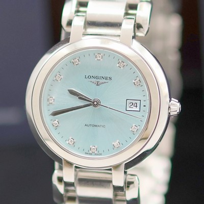 27144175a - LONGINES PrimaLuna ungetragene Damenarmbanduhr Referenz L8.113.4.90.6, Automatik, ...