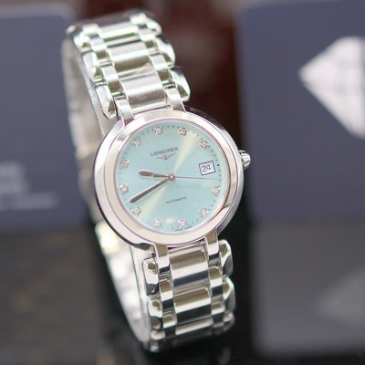 27144175b - LONGINES PrimaLuna ungetragene Damenarmbanduhr Referenz L8.113.4.90.6, Automatik, ...