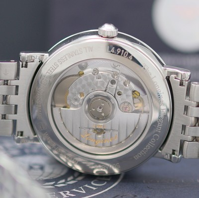 27144181e - LONGINES Elegant ungetragene Herrenarmbanduhr Referenz L4.910.4126, Automatik, beids. ...