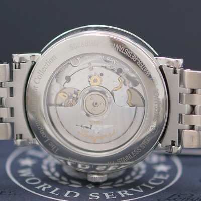 27144181f - LONGINES Elegant ungetragene Herrenarmbanduhr Referenz L4.910.4126, Automatik, beids. ...