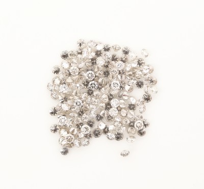 27144225a - Lot lose Brillanten zus. ca. 1.00 ct Weiß/vs -si, D. ca. 1.0- 1.05 mm, kalibriert ...