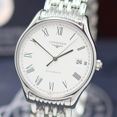 27144308a - LONGINES Lyre ungetragene Armbanduhr Referenz L4.860.4116, Automatik, beids. vergl. Geh. ...