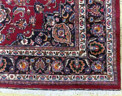27144339a - Mesched, Persien, Mitte 20.Jhd, Wolle auf Baumwolle, ca. 330 x 255 cm, EHZ: 2 ...