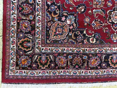 27144339b - Mesched, Persien, Mitte 20.Jhd, Wolle auf Baumwolle, ca. 330 x 255 cm, EHZ: 2 ...