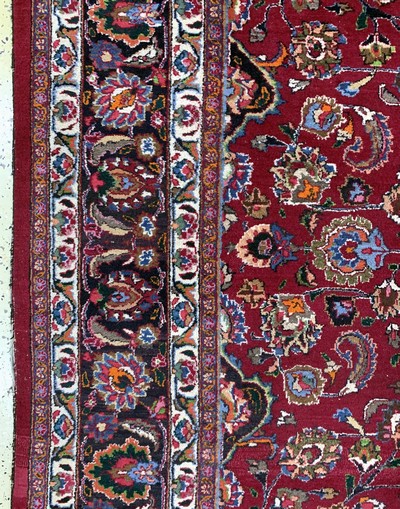 27144339c - Mesched, Persien, Mitte 20.Jhd, Wolle auf Baumwolle, ca. 330 x 255 cm, EHZ: 2 ...
