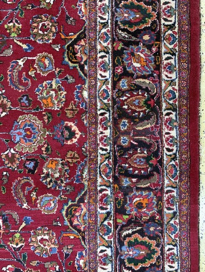 27144339e - Mesched, Persien, Mitte 20.Jhd, Wolle auf Baumwolle, ca. 330 x 255 cm, EHZ: 2 ...