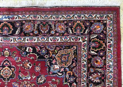 27144339f - Mesched, Persien, Mitte 20.Jhd, Wolle auf Baumwolle, ca. 330 x 255 cm, EHZ: 2 ...