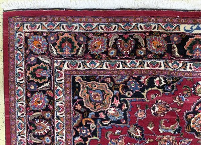 27144339g - Mesched, Persien, Mitte 20.Jhd, Wolle auf Baumwolle, ca. 330 x 255 cm, EHZ: 2 ...