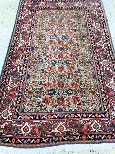 27144341d - Gholtogh, Persien, Mitte 20.Jhd, Wolle auf Baumwolle, ca. 218 x 140 cm, EHZ: 2-3 ...