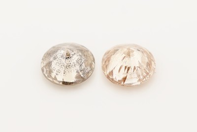 27144344a - Lot 2 lose Brillanten zus. ca. 1.63 ct light brown-brown/p Schätzpreis: 1400, - EUR