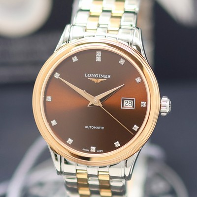 27144367a - LONGINES Flagship ungetragene Damenarmbanduhr Referenz L4.374.3.08.7, Automatik, ...