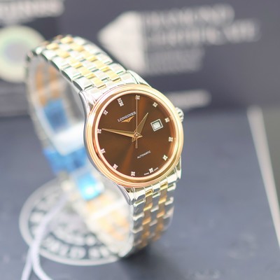 27144367b - LONGINES Flagship ungetragene Damenarmbanduhr Referenz L4.374.3.08.7, Automatik, ...