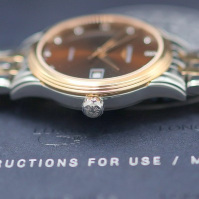 27144367d - LONGINES Flagship ungetragene Damenarmbanduhr Referenz L4.374.3.08.7, Automatik, ...