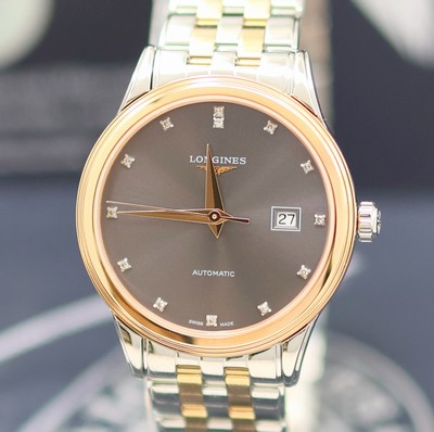 27144403a - LONGINES Flagship ungetragene Damenarmbanduhr Referenz L4.374.3.77.7, Automatik, ...