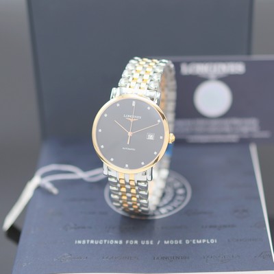 Image LONGINES Elegant ungetragene Herrenarmbanduhr Referenz L4.910.5577, Automatik, ...