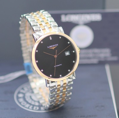 27144449b - LONGINES Elegant ungetragene Herrenarmbanduhr Referenz L4.910.5577, Automatik, ...