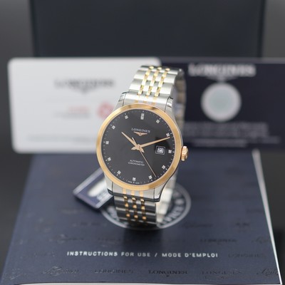 Image LONGINES Record ungetragene Herrenarmbanduhr Referenz L2.821.5.57.7, Automatik, ...
