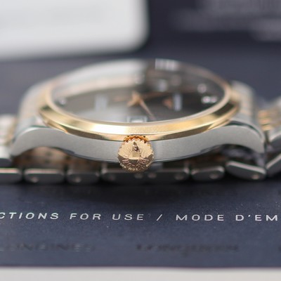 27144474c - LONGINES Record ungetragene Herrenarmbanduhr Referenz L2.821.5.57.7, Automatik, ...