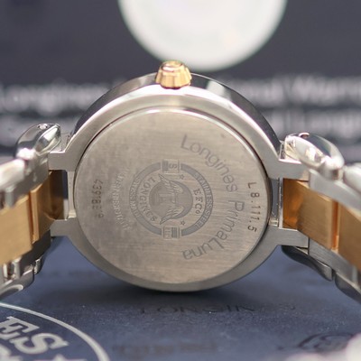 27144533e - LONGINES PrimaLuna ungetragene Damenarmbanduhr Referenz L8.111.5.78.6, Automatik, Geh. ...