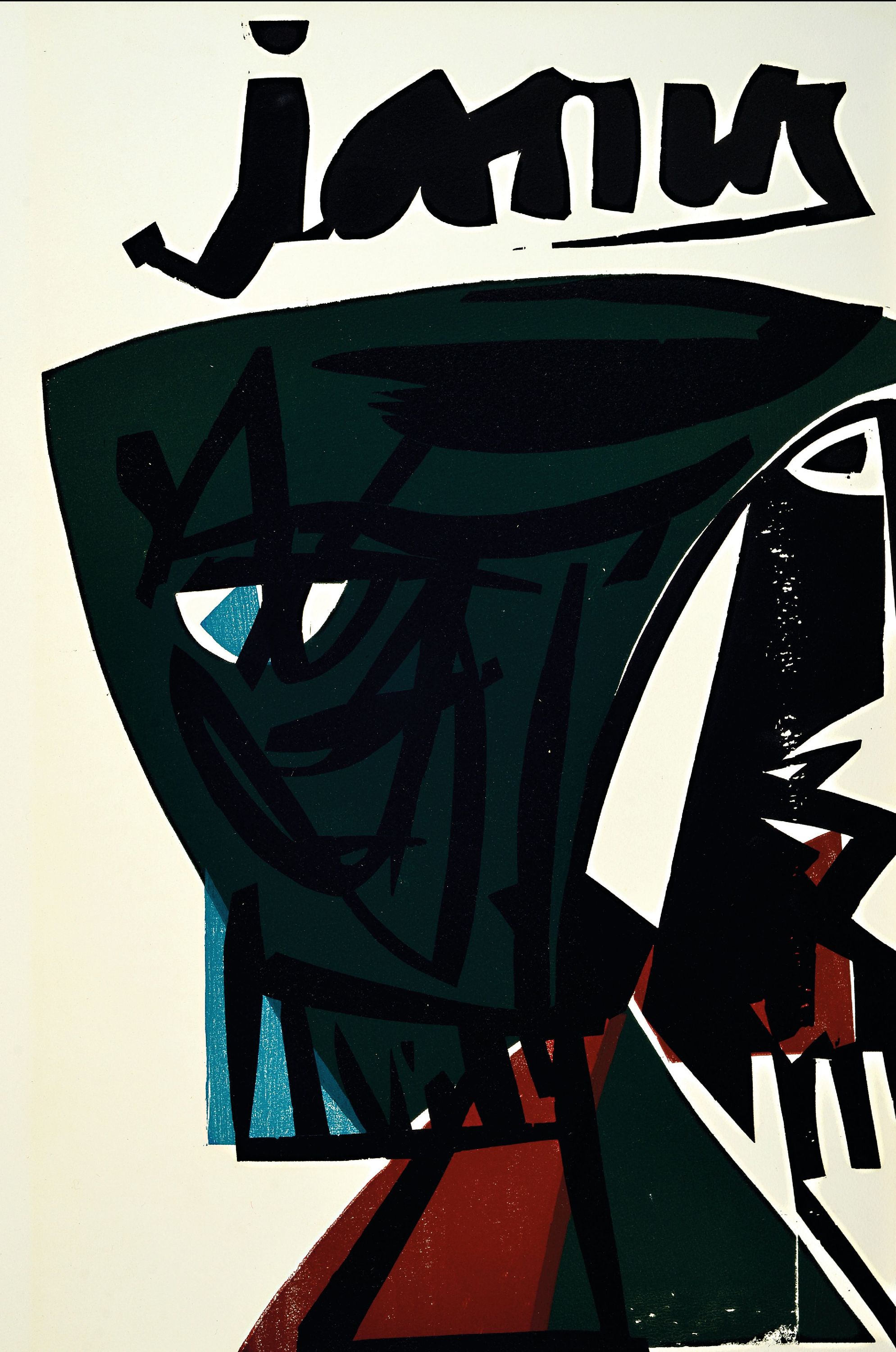 Image 27144719 - HAP Grieshaber, 1909-1981, zwei Mappenwerke:´Janus´, mit 6 Farbholzschnitten, Ed. 14/45, ...
