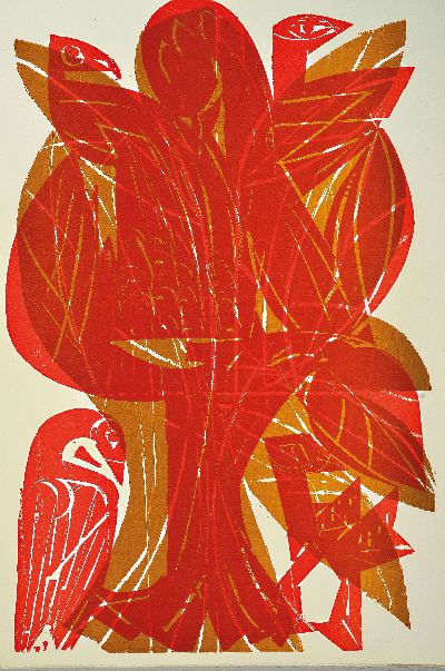 27144719l - HAP Grieshaber, 1909-1981, zwei Mappenwerke:´Janus´, mit 6 Farbholzschnitten, Ed. 14/45, ...