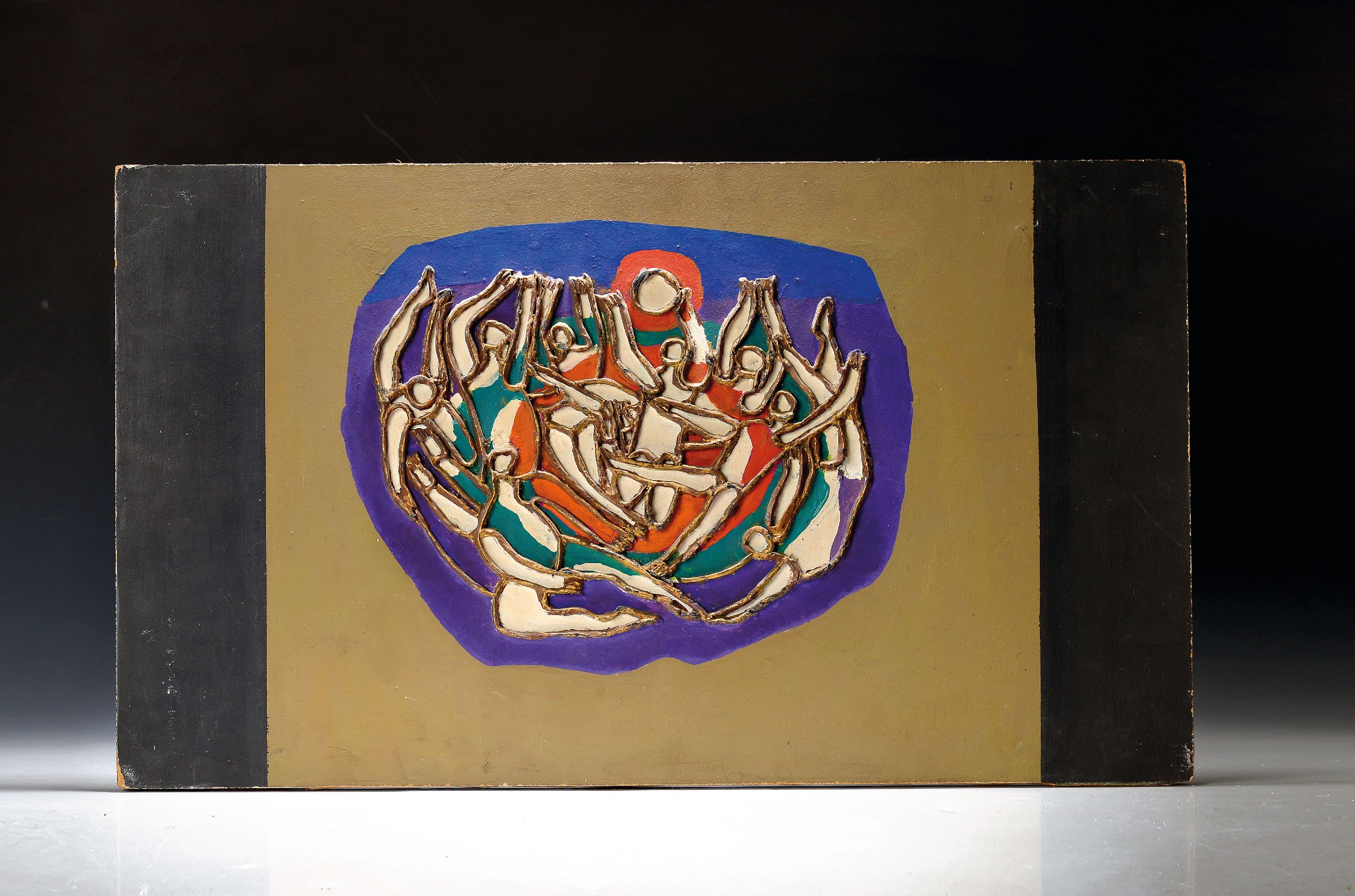 Image 27145419 - Harry Maclean, 1908 Berlin-1994 Heidelberg, material or relief picture, ´water polo ...