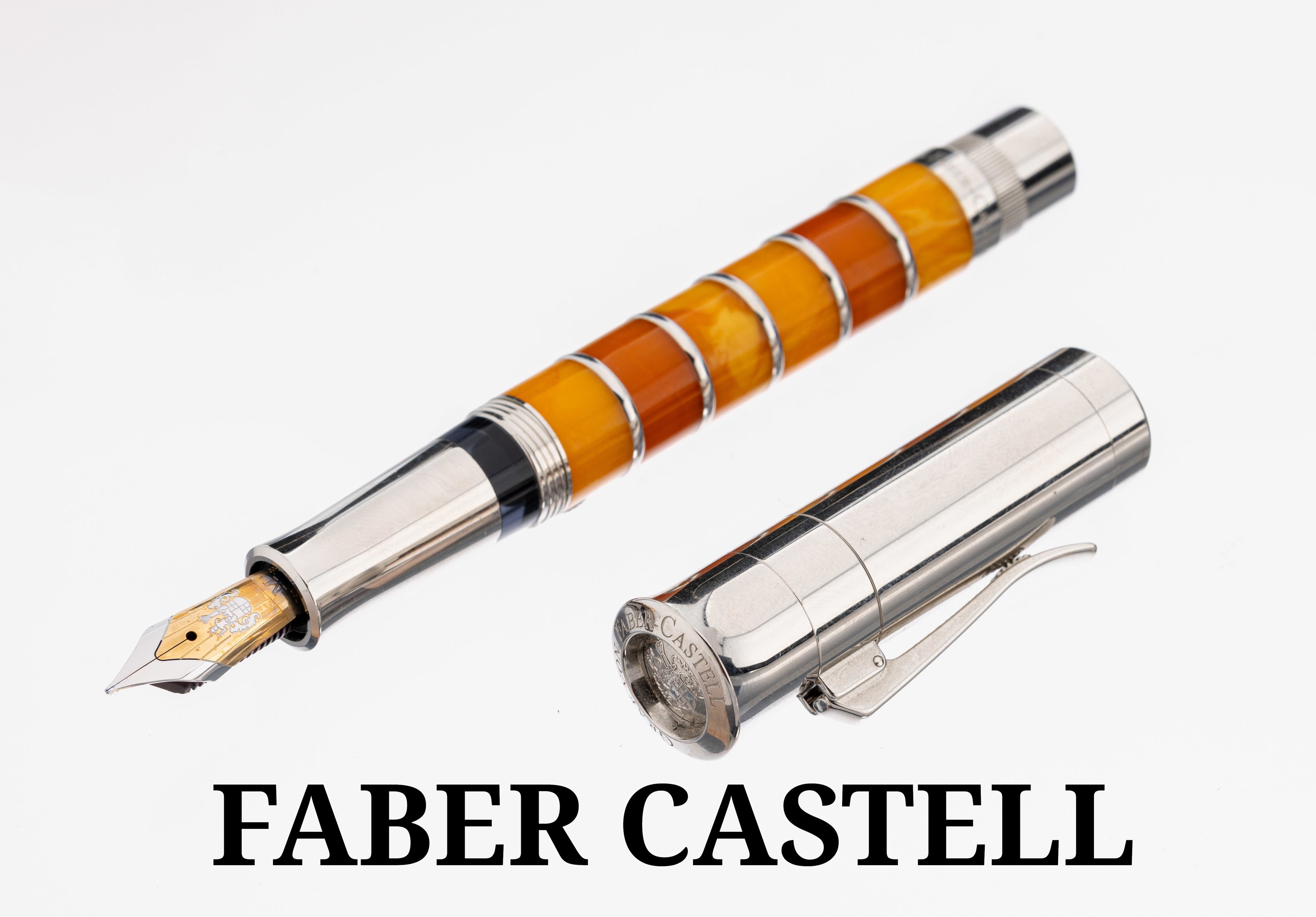 Image 27145459 - GRAF VON FABER CASTELL Füllfederhalter, Pen ofthe Year 2004 ´Amber´, Korpus aus ...