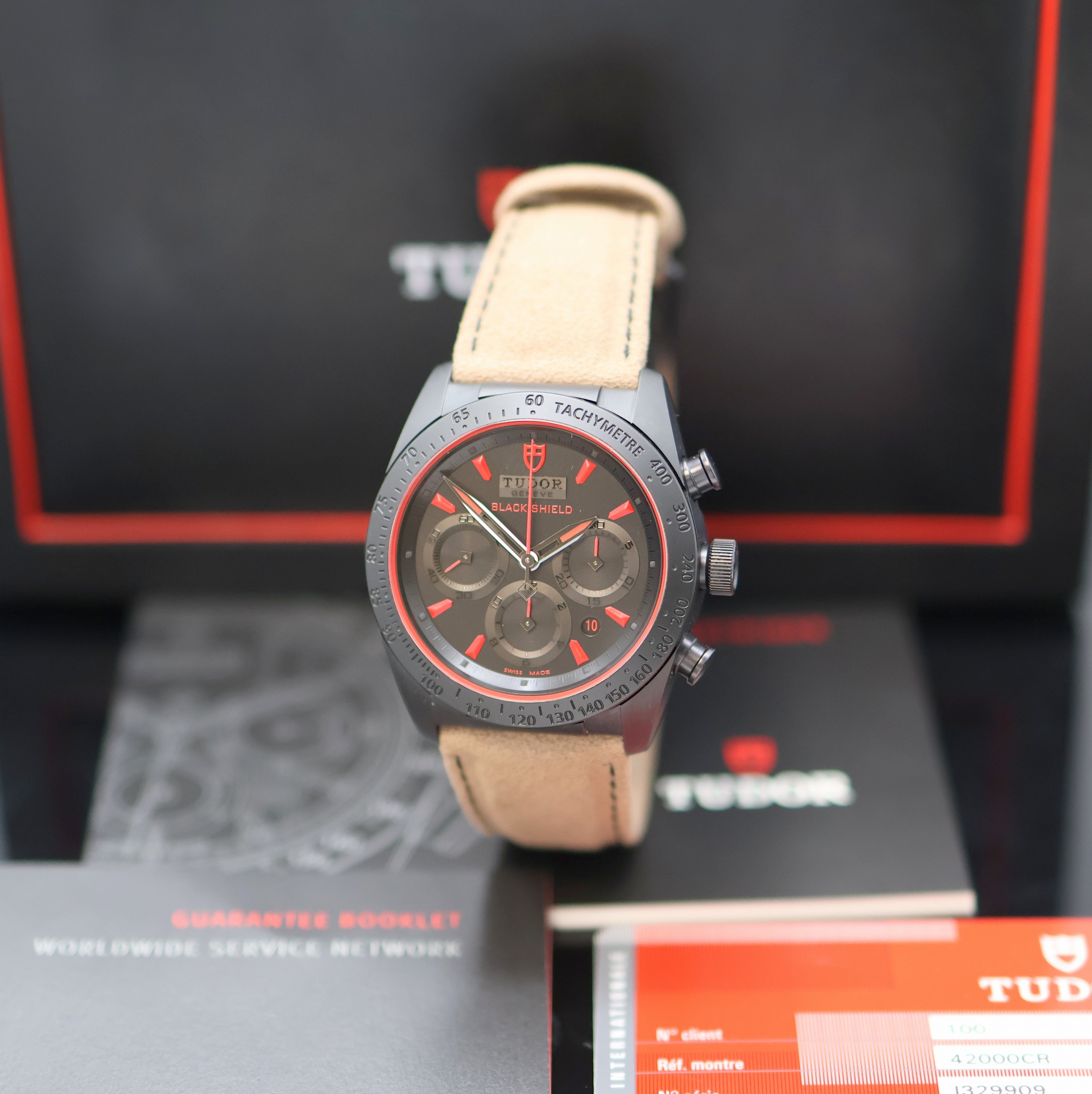 Image 27145461 - TUDOR Fastrider Black Shield Herrenchronograph Referenz 42000CR, Automatik, Keramikgeh. ...