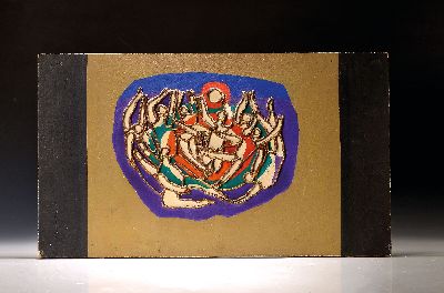 27145419k - Harry Maclean, 1908 Berlin-1994 Heidelberg, material or relief picture, ´water polo ...