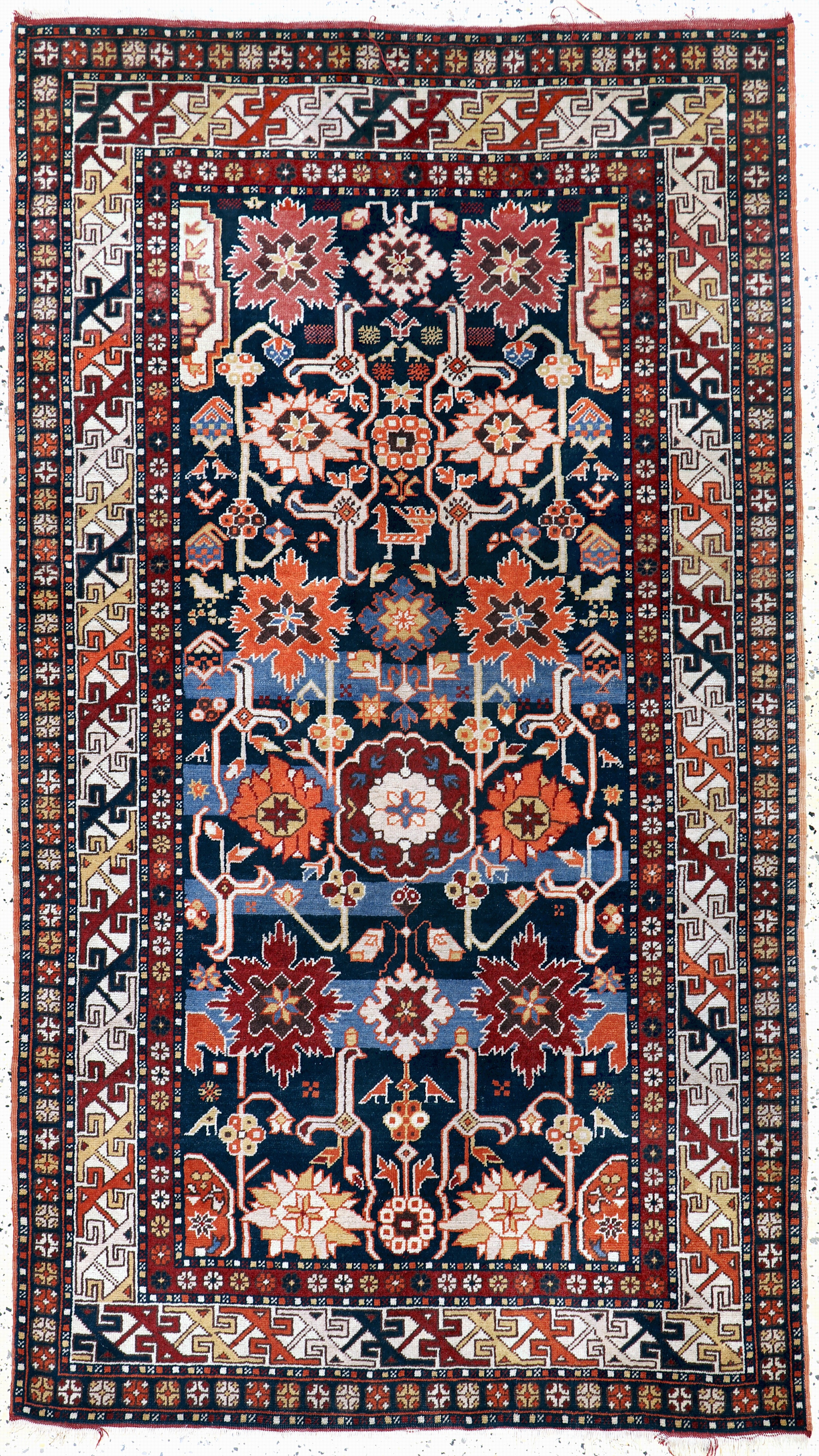 Image 27145605 - Kazak, Azerbaijan, Mitte 20.Jhd, Wolle auf Wolle, ca. 214 x 122 cm, EHZ: 2 ...