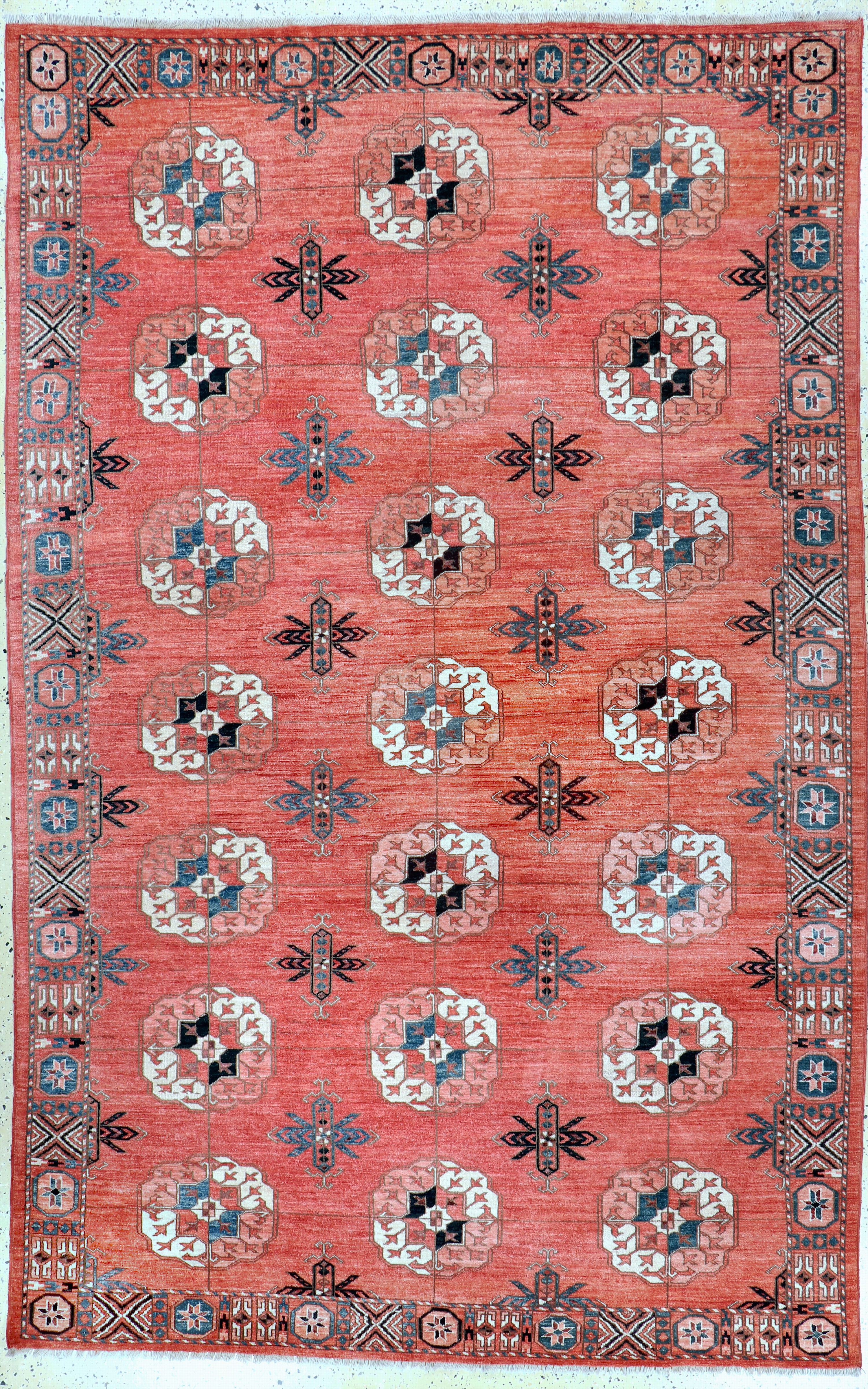 Image 27145630 - Buchara, Pakistan, Ende 20.Jhd, Wolle auf Wolle, ca. 310 x 200 cm, EHZ: 2 Schätzpreis: ...