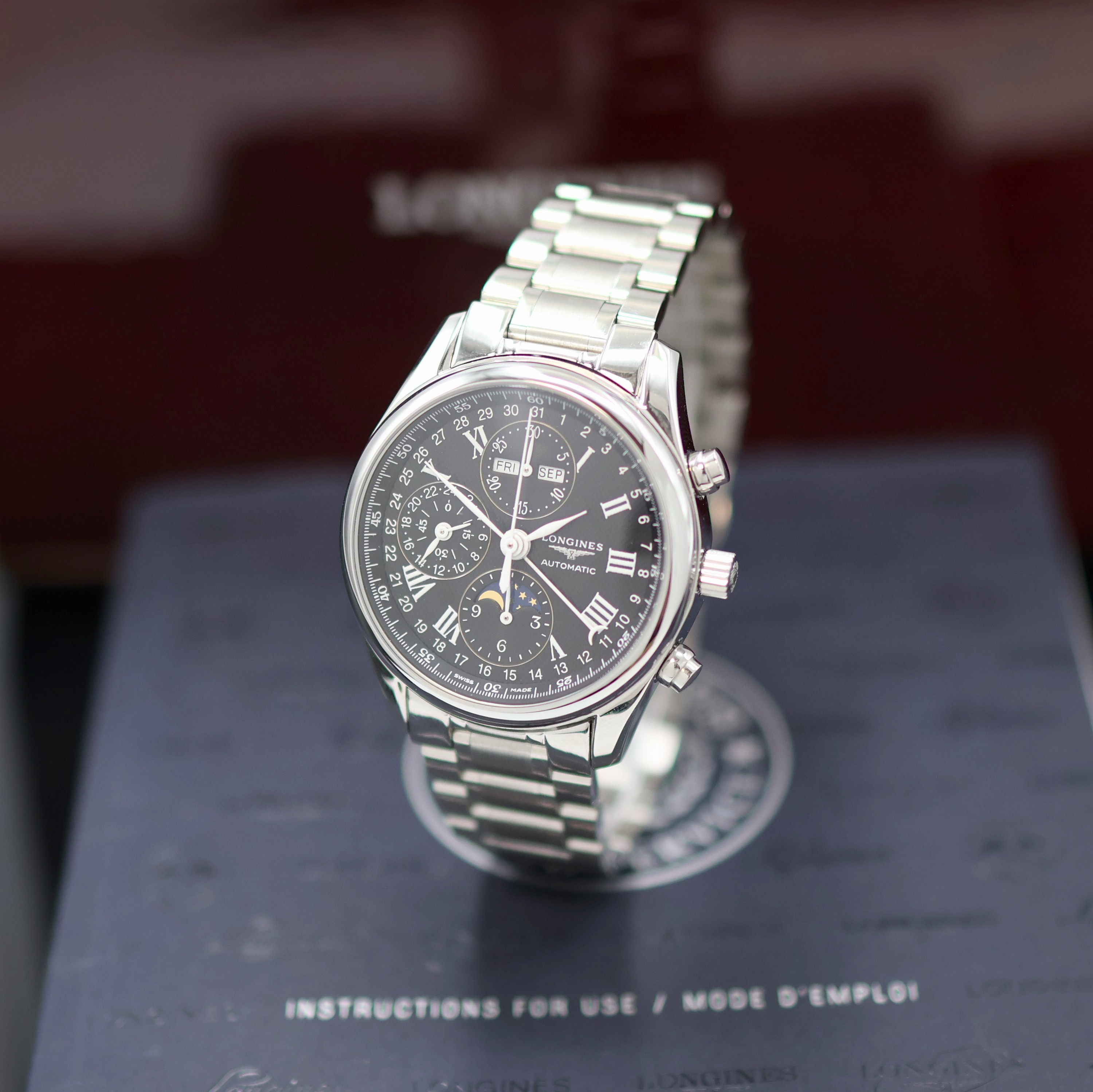 Image 27145633 - LONGINES Master Collection Herrenchronograph Referenz L2.673.4, Automatik, beids. vergl. ...
