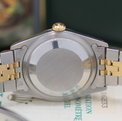27145602f - ROLEX Oyster Perpetual Datejust Armbanduhr Referenz 16233, Automatik, Chronometer der ...