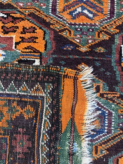 27145604e - Belutsch, Afghanistan, Anfang 20.Jhd, Wolleauf Wolle, ca. 160 x 94 cm, EHZ: 3 ...