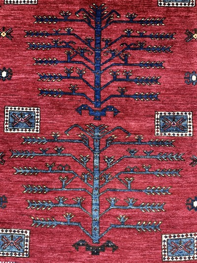 27145606e - Kazak-Motiv, Pakistan, Ende 20.Jhd, Wolle auf Wolle, ca. 320 x 235 cm, EHZ:(nahezu ...