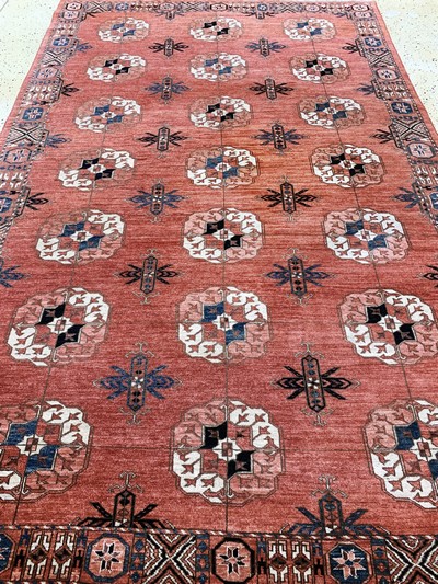27145630g - Buchara, Pakistan, Ende 20.Jhd, Wolle auf Wolle, ca. 310 x 200 cm, EHZ: 2 Schätzpreis: ...