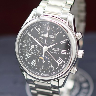 27145633a - LONGINES Master Collection Herrenchronograph Referenz L2.673.4, Automatik, beids. vergl. ...