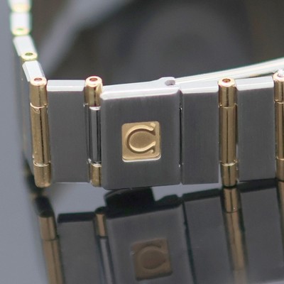 27145704c - OMEGA Constellation Damenarmbanduhr Referenz 795.1080, quarz, Edelstahl/Gold, Boden ...