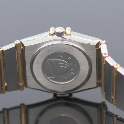 27145704e - OMEGA Constellation Damenarmbanduhr Referenz 795.1080, quarz, Edelstahl/Gold, Boden ...