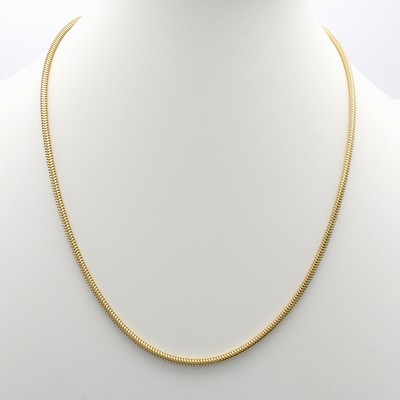 Image Schlangenkette, GG 585/000, Stärke ca. 2.5 mm, Karabinerschl., L. ca. 45 cm